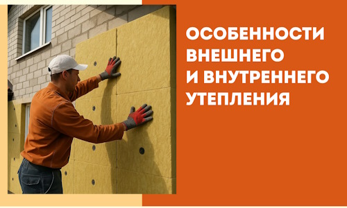 Какие особенности внешнего и внутреннего утепления в Борисоглебске