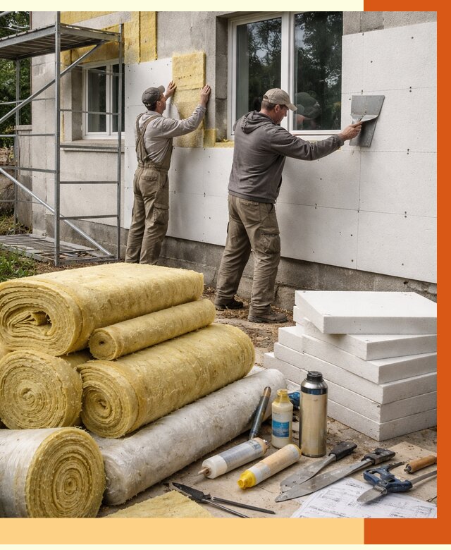 Утепление домов в Борисоглебске под ключ от 4370 руб/м2 | Профессионально — ТепломастерБрс