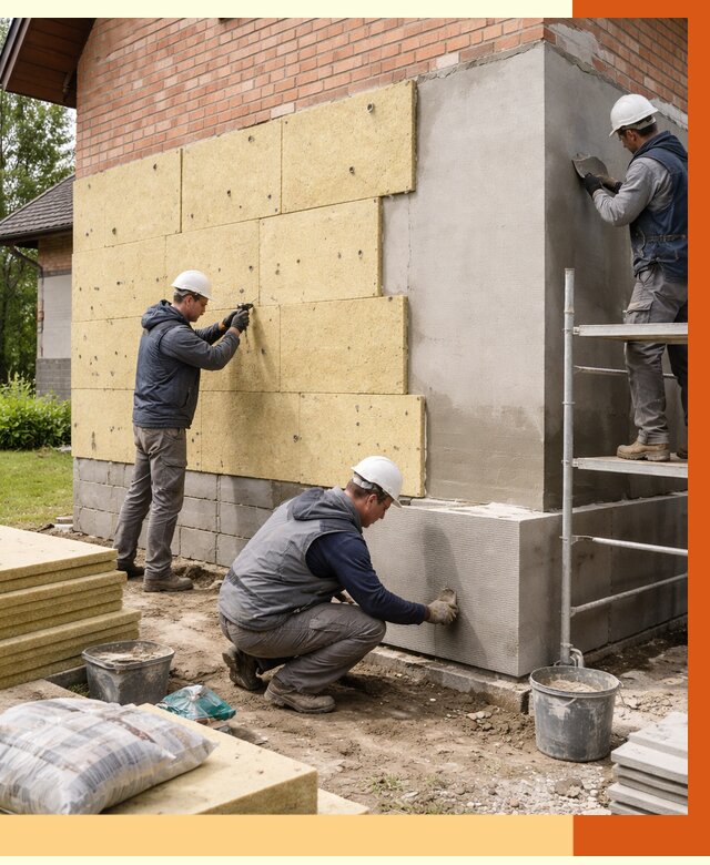 Утепление частного дома в Борисоглебске под ключ от 7803 руб/м2 — недорого | ТепломастерБрс