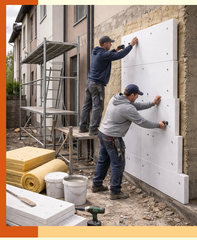 Утепление таунхауса с гарантией комфорта в Борисоглебске