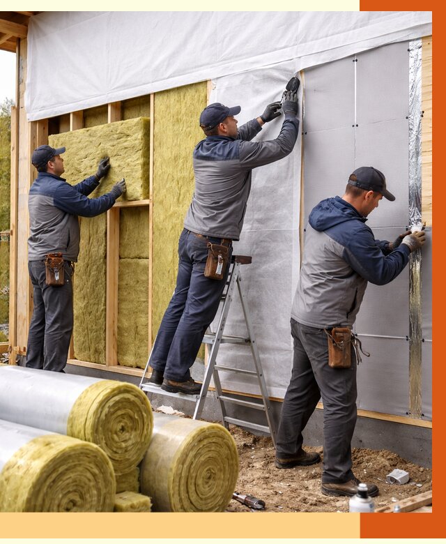 Утепление каркасного дома в Борисоглебске от 4370 руб./м2 — профессионально | ТепломастерБрс