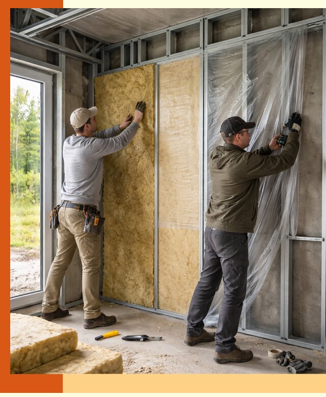 Утепление дома из ЛСТК в Борисоглебске с гарантией качества и эффективности