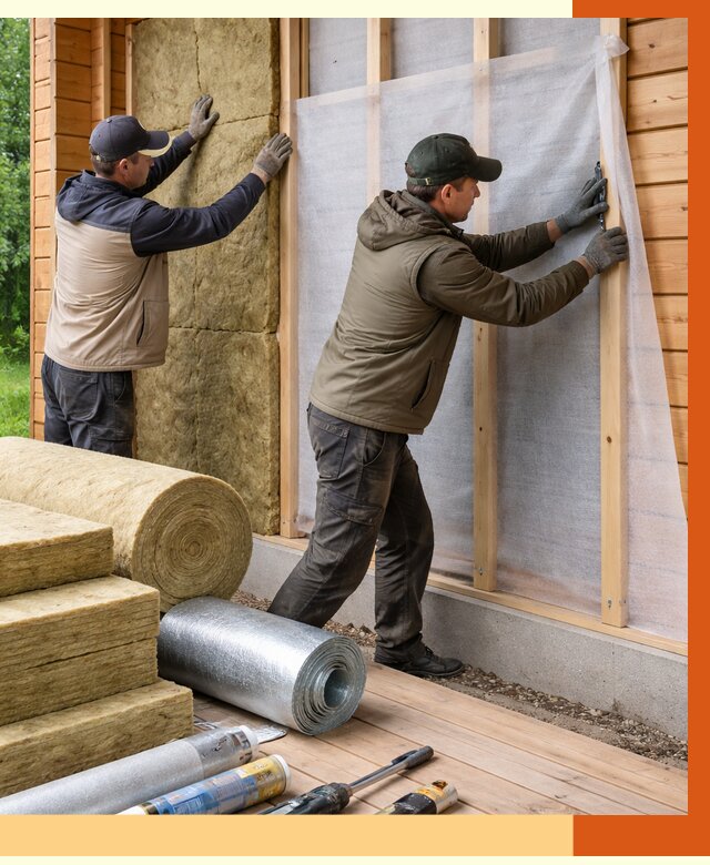 Утепление дома из двойного бруса в Борисоглебске от 4994 руб./м² — ТепломастерБрс под ключ