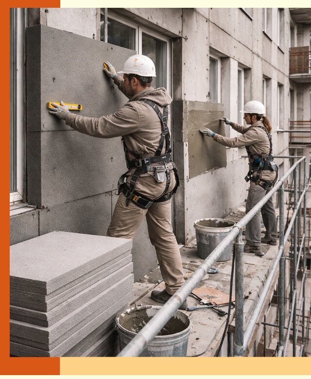 Утепление квартиры снаружи под ключ в Борисоглебске