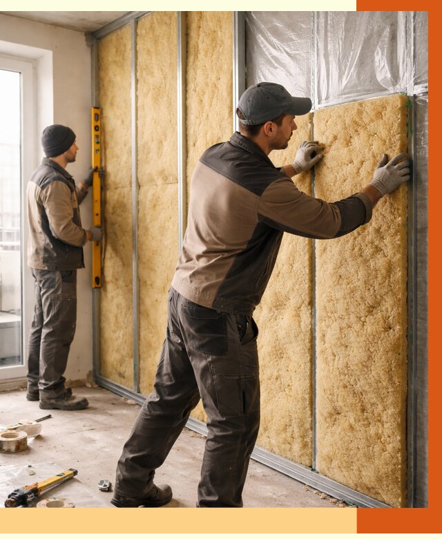 Утепление квартиры изнутри в Борисоглебске от 4526 руб. за м2 | Проф. работы ТепломастерБрс