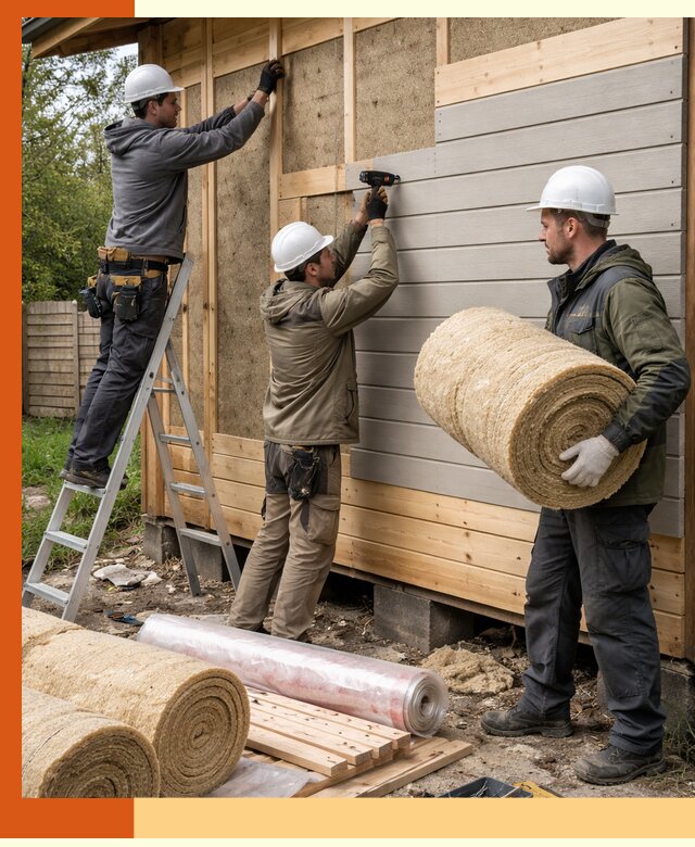 Утепление бани снаружи в Борисоглебске профессионально и надежно