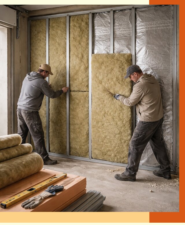 Утепление гаража изнутри в Борисоглебске от 7803 руб/м2 — работы и цена | ТепломастерБрс