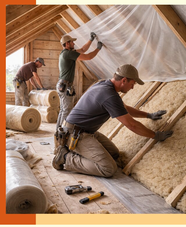 Утепление крыши изнутри в Борисоглебске: профессионально и надежно