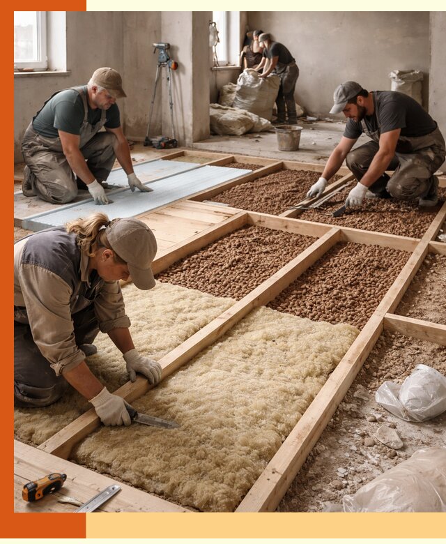 Утепление перекрытий жилых и промышленных зданий в Борисоглебске