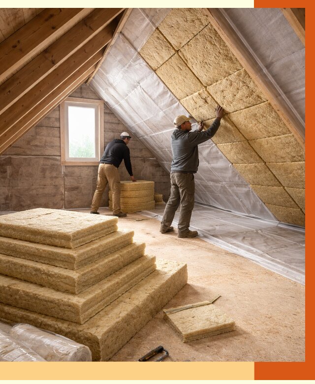 Утепление мансарды в Борисоглебске от 2601 руб/м2 — комплексно и под ключ | ТепломастерБрс