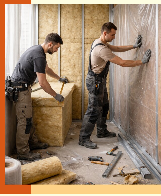 Профессиональное утепление лоджии в Борисоглебске эффективно и надежно