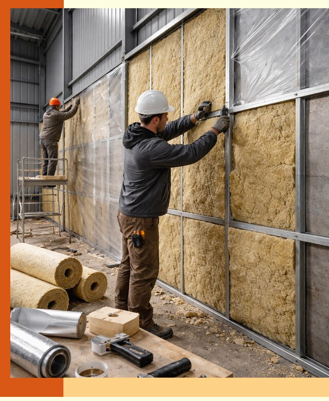 Утепление ангара в Борисоглебске — профессиональная теплоизоляция помещений