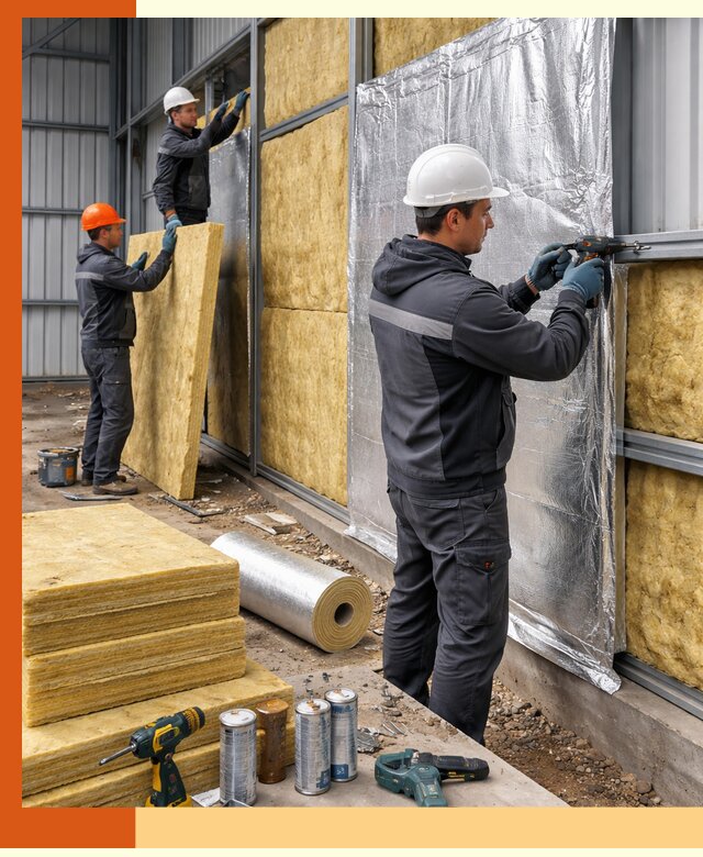 Утепление металлического ангара профессионально в Борисоглебске