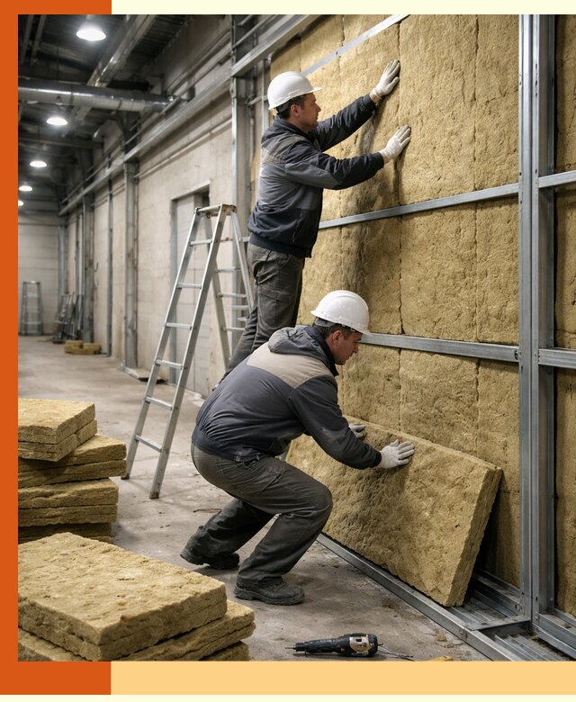 Утепление цеха под ключ в Борисоглебске с гарантией качества