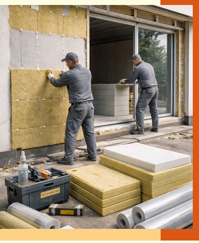 Утепление торгового павильона в Борисоглебске от 15086 руб./м² под ключ | ТепломастерБрс