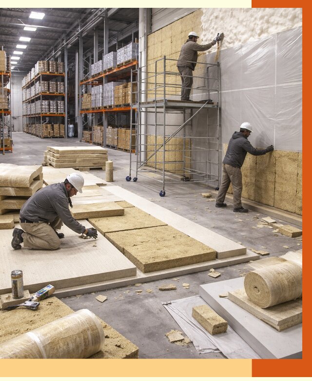 Утепление складского терминала в Борисоглебске от 7803 руб./м² под ключ | ТепломастерБрс