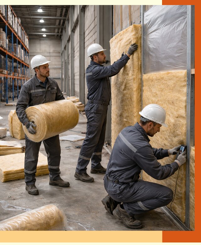 Утепление логистического центра в Борисоглебске от 4682 руб/м² под ключ | ТепломастерБрс