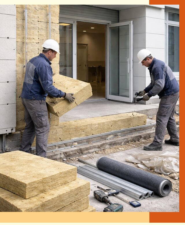 Утепление медицинского центра в Борисоглебске под ключ от 13005 руб./м² | ТепломастерБрс