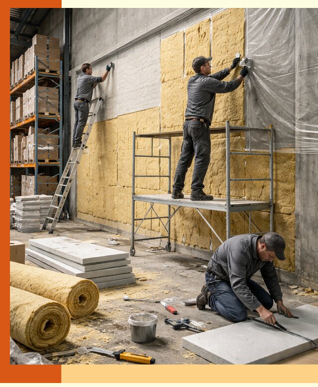 Утепление холодного склада под ключ в Борисоглебске