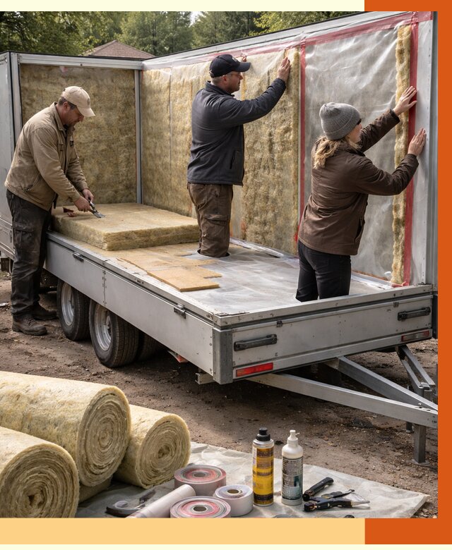 Утепление прицепа в Борисоглебске под ключ от 13005 руб. — комплекс от ТепломастерБрс