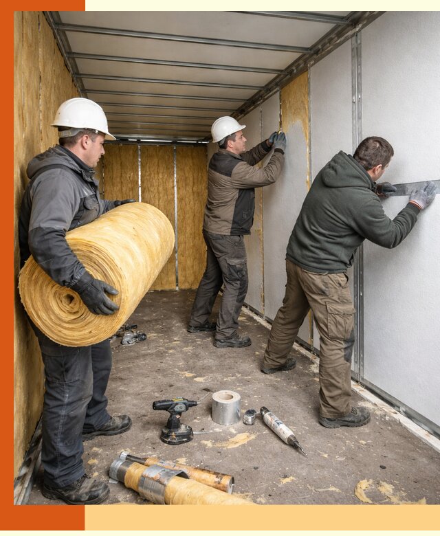Утепление рефрижераторного контейнера в Борисоглебске профессионально и надежно