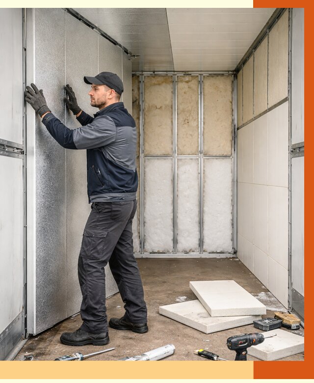 Утепление холодильного кузова в Борисоглебске от 14045 руб. под ключ | ТепломастерБрс