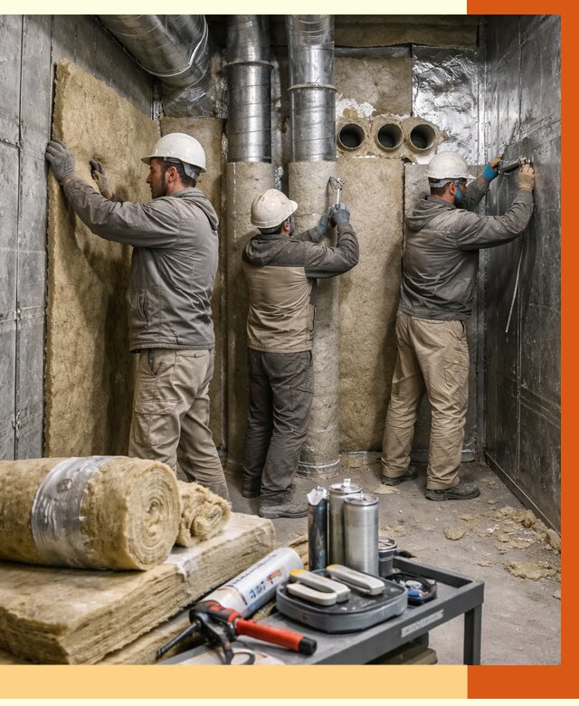 Утепление венткамеры в Борисоглебске под ключ от 1509 руб. — профессионально | ТепломастерБрс