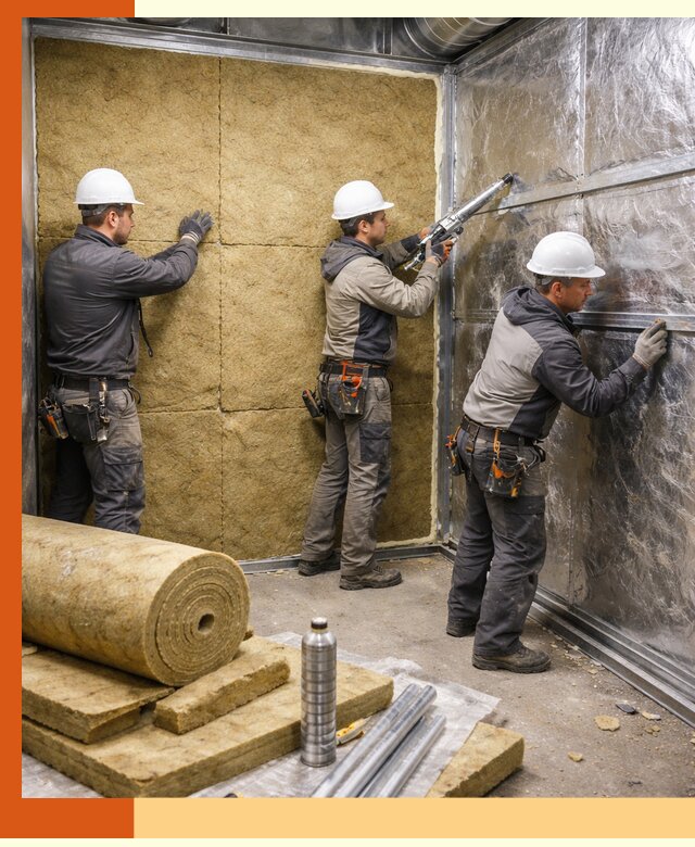 Утепление венткамеры в Борисоглебске — качественная теплоизоляция и шумопоглощение