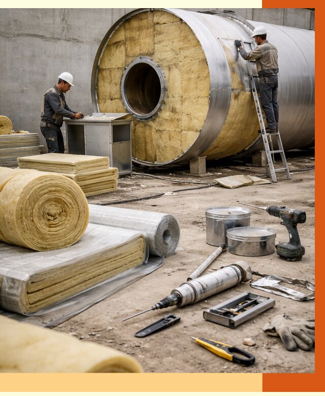 Утепление резервуара с топливом в Борисоглебске от 28611 руб. под ключ | ТепломастерБрс