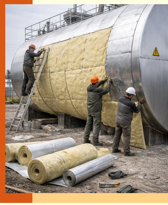 Утепление резервуаров с топливом в Борисоглебске надежно и экономично