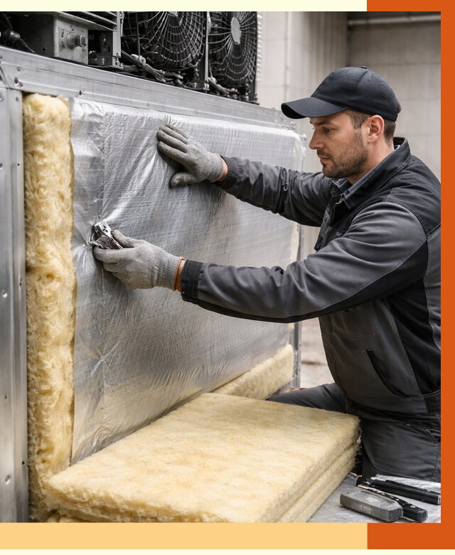 Утепление холодильного агрегата в Борисоглебске от 8843 руб. под ключ | ТепломастерБрс