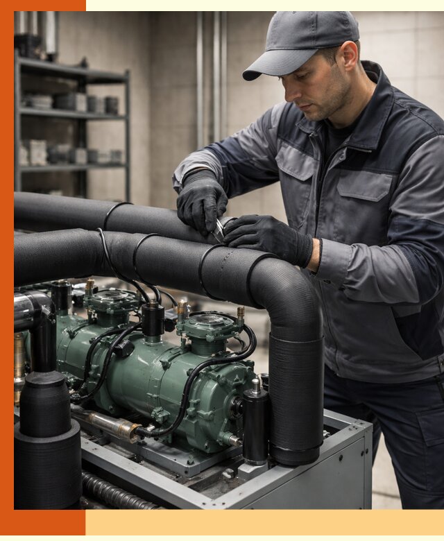 Утепление холодильного агрегата и теплоизоляция в Борисоглебске