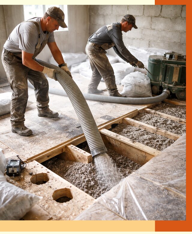 Заполнение пустот перекрытий в Борисоглебске от 4682 руб. под ключ | ТепломастерБрс