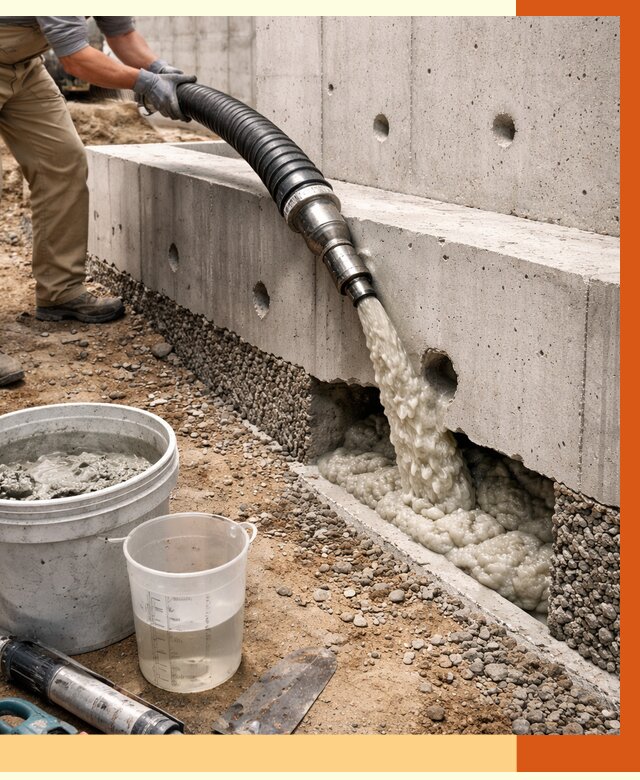 Заполнение полостей фундамента в Борисоглебске от 7075 руб. под ключ | ТепломастерБрс