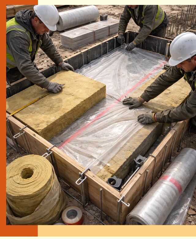 Теплоизоляция опалубки для строительства в Борисоглебске