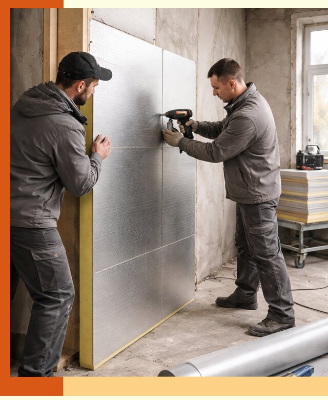 Утепление PIR панелями домов и зданий в Борисоглебске