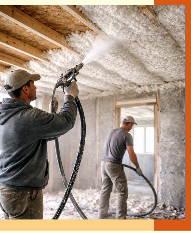 Утепление пеноизолом в Борисоглебске от 1665 руб./м2 под ключ | ТепломастерБрс