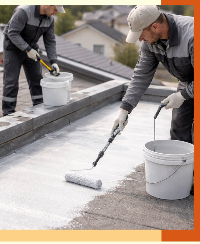 Утепление кровли жидкой теплоизоляцией в Борисоглебске от 2237 руб./м2 | ТепломастерБрс