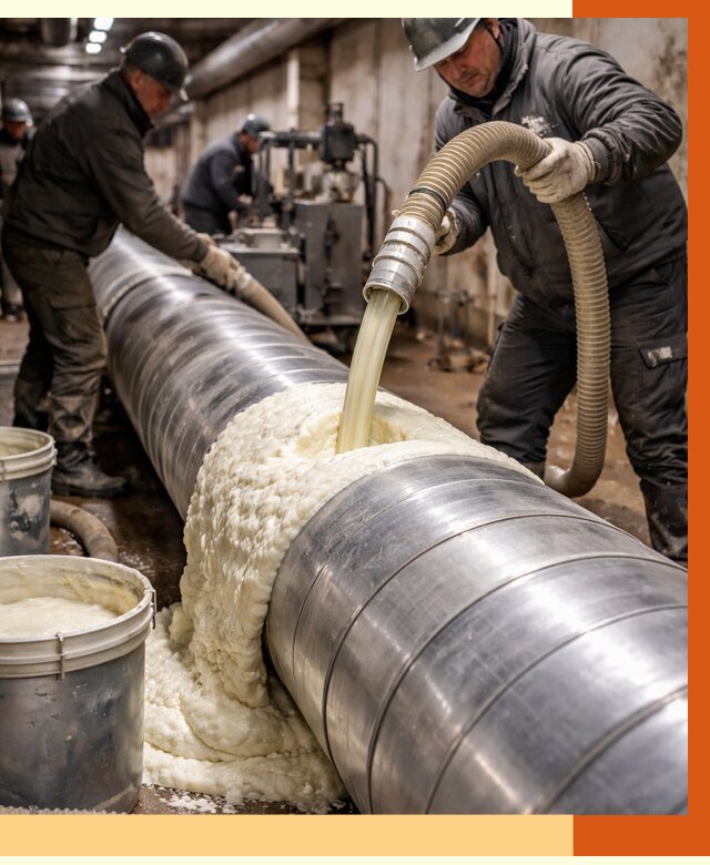 Утепление теплотрассы жидкой теплоизоляцией в Борисоглебске от 4370 руб. | ТепломастерБрс