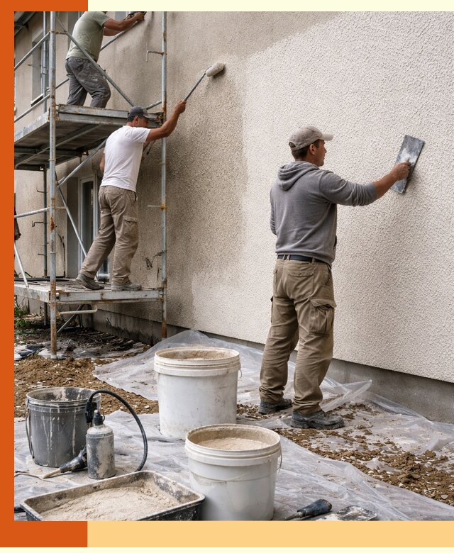 Утепление фасада жидкой пробкой в Борисоглебске