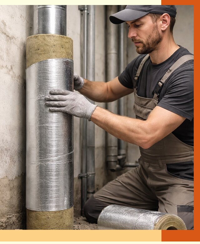 Шумоизоляция труб в Борисоглебске от 1248 руб. — шумоподавление и звукоизоляция труб | ТепломастерБрс