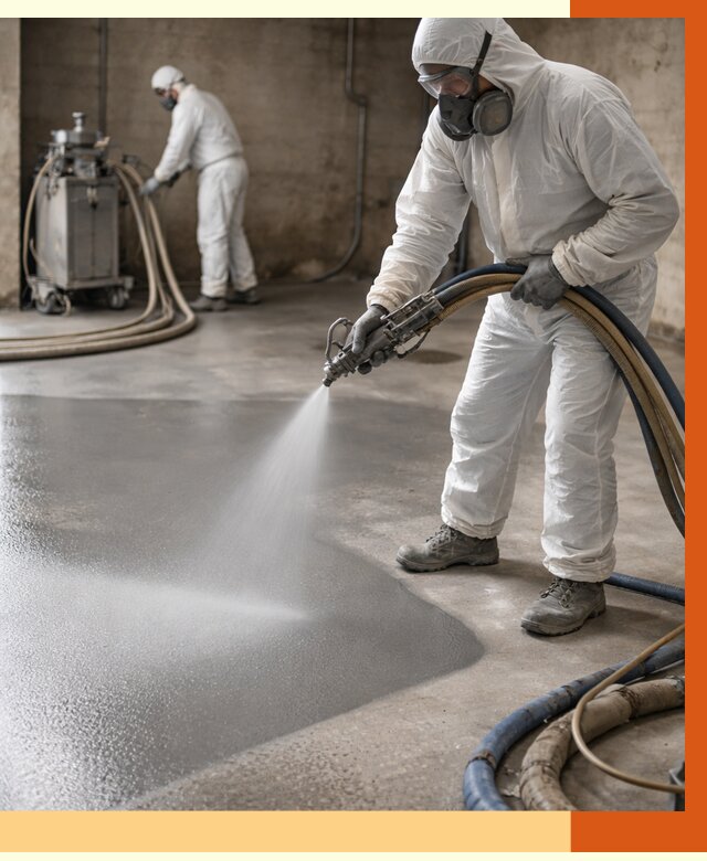 Гидроизоляция полимочевиной в Борисоглебске от 8843 руб/м² — напыление полимерной гидроизоляции | ТепломастерБрс