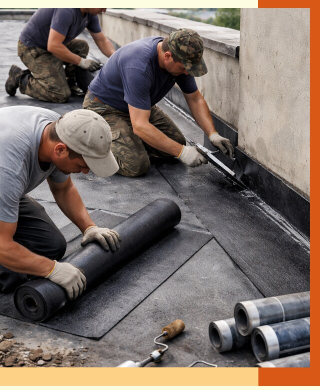 Гидроизоляция кровли в Борисоглебске от 4682 руб. — профессиональная гидроизоляция крыши | ТепломастерБрс