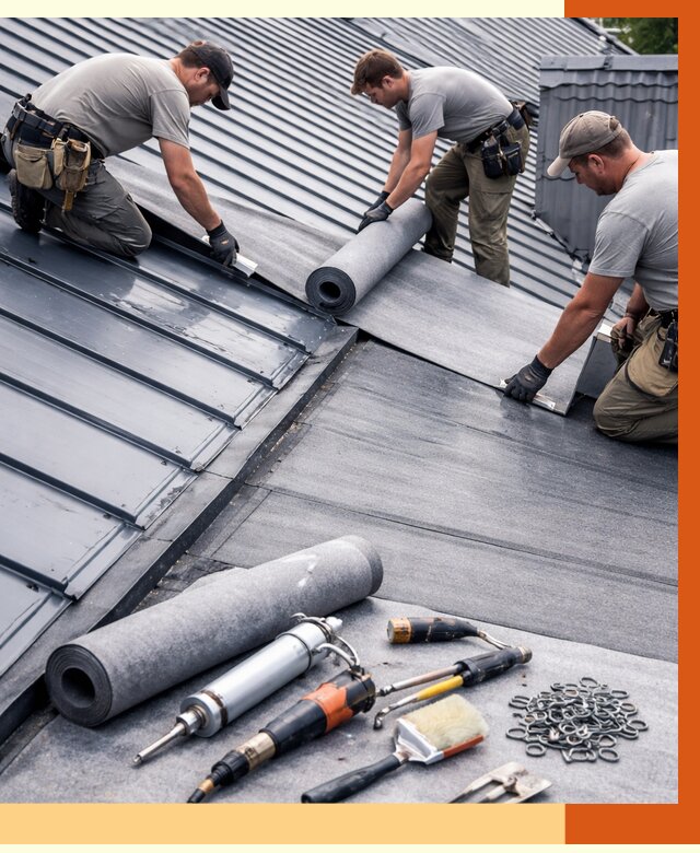 Гидроизоляция металлической кровли полимочевиной в Борисоглебске от 8843 руб. | ТепломастерБрс