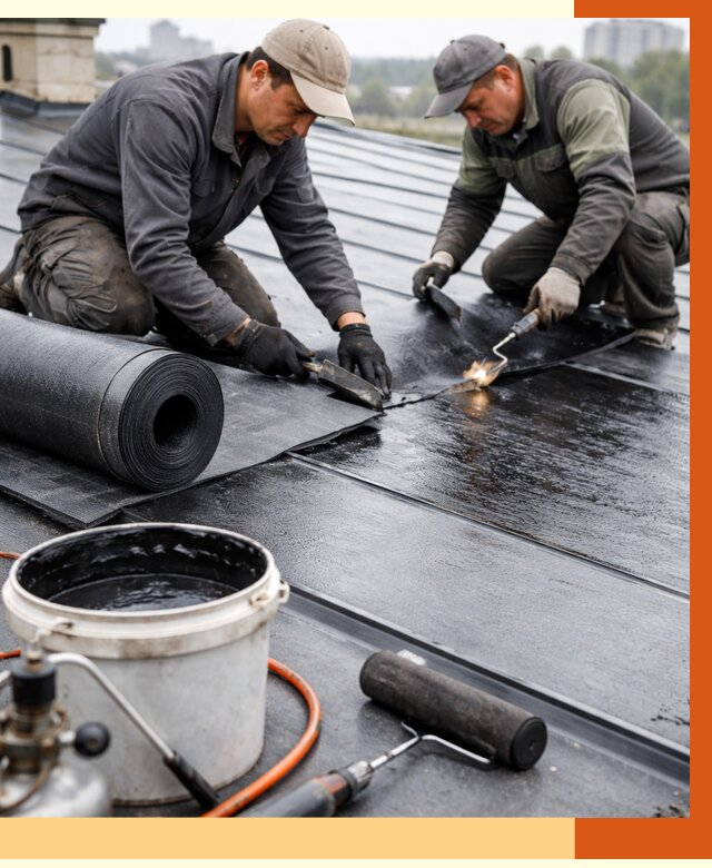 Гидроизоляция фальцевой кровли в Борисоглебске от 7803 руб. под ключ | ТепломастерБрс