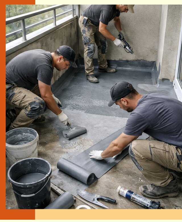 Гидроизоляция балкона в Борисоглебске: надежная защита от протечек