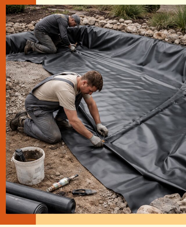 Гидроизоляция пруда в Борисоглебске: надежная защита и герметизация