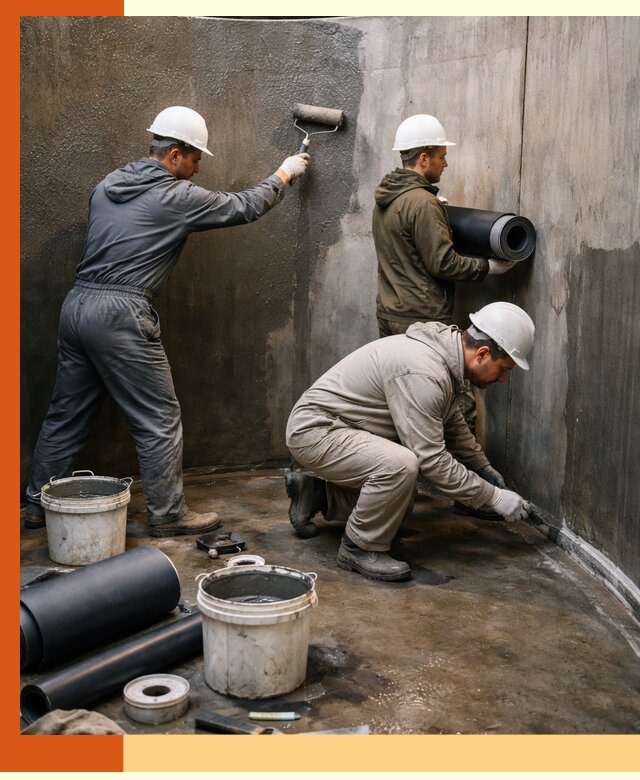 Гидроизоляция резервуара профессионально в Борисоглебске