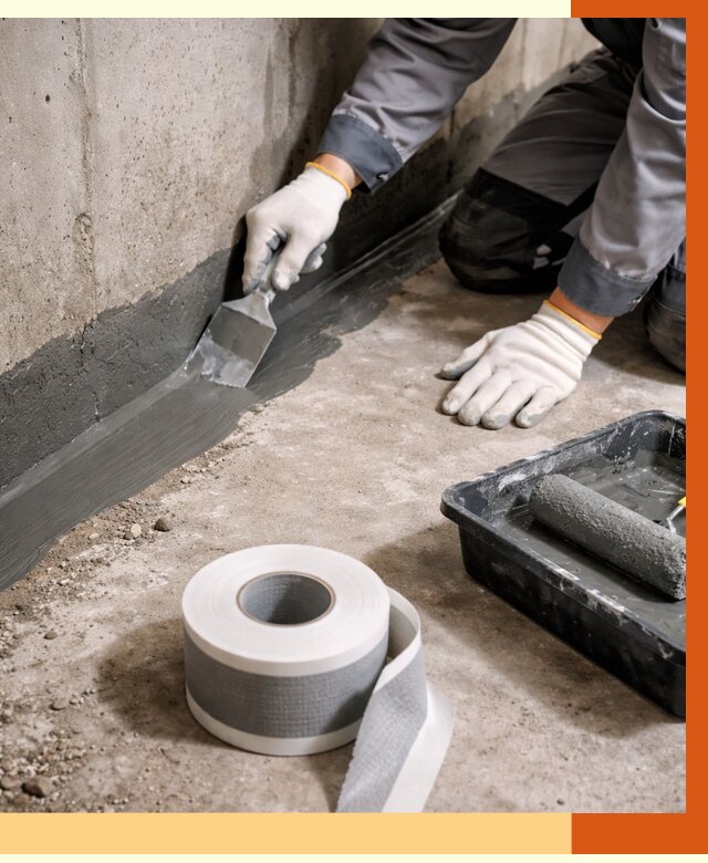 Гидроизоляция швов и герметизация стыков в Борисоглебске от 1301 руб. | ТепломастерБрс